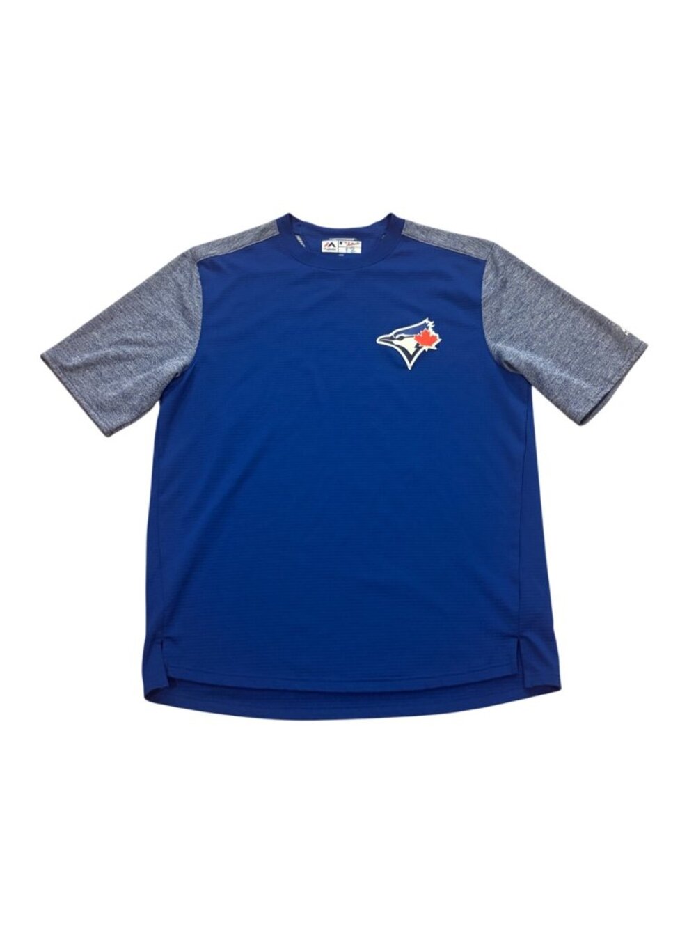 Majestic Toronto Blue Jays Shirt Thermabase Team Issued Men's Large Blue MLB